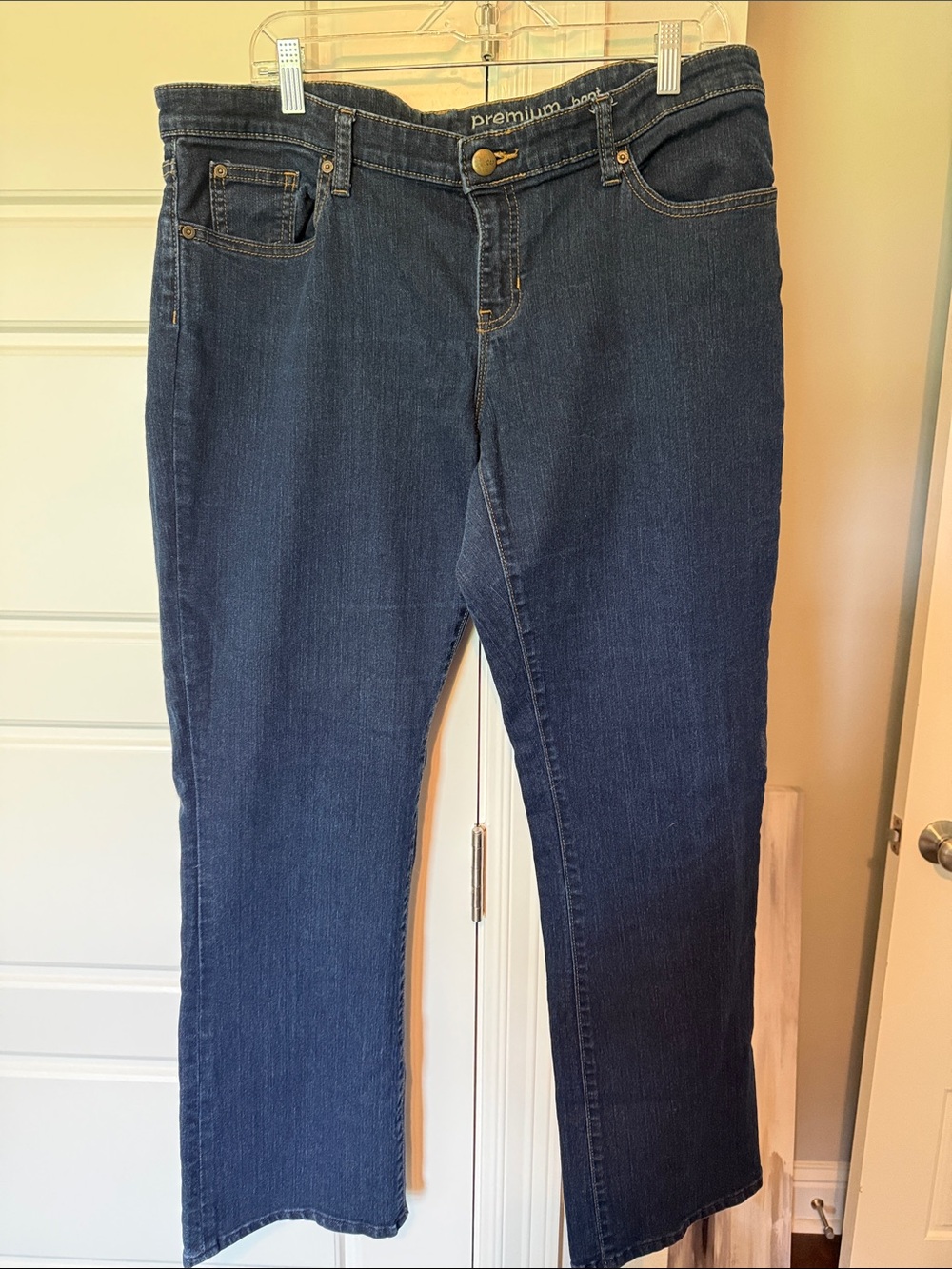 GAP Premium Boot Leg Jeans - Dark Blue